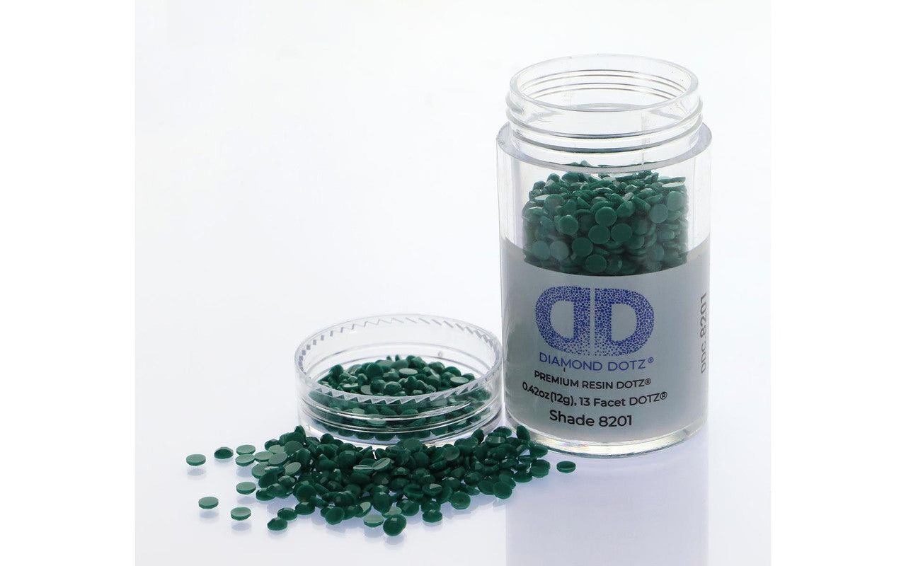 Diamond Dotz Freestyle Gems 2.8mm 12g Dark Blue Green 8201